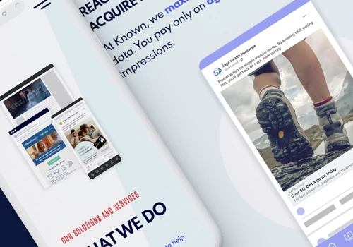 High-performing website for a media agency