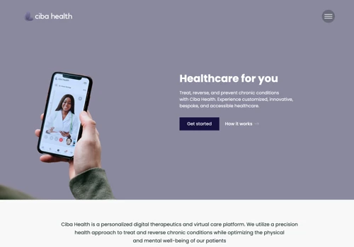 CibaHealth dashboard development