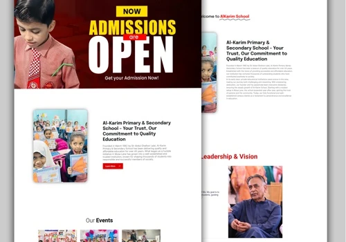 Al Karim School Website