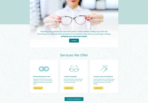 Optometrist Branding & Web Design