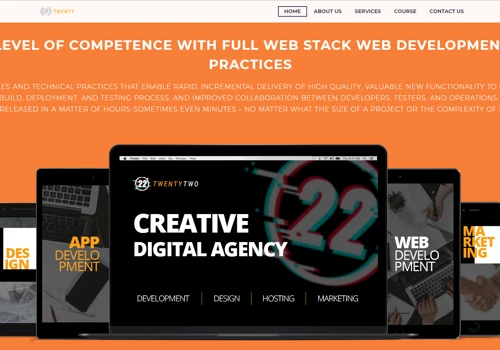 Website for TwentyTwo