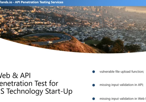 Web & API Penetration Test for US Tech Firm