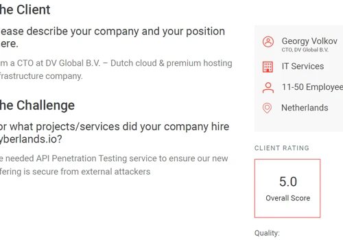 API Pentest for Cloud & Hosting Provider