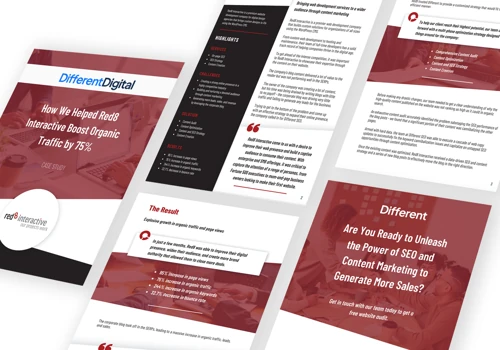 How We Helped Red8 Interactive Boost Organic Traffic by 75%
