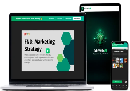 AI-Powered Web App for Ad Video Creation