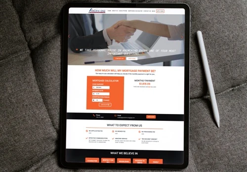 Pacific One Mortgage Website