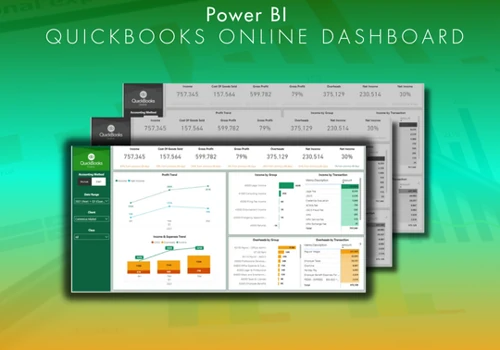 Quickbooks Online Power BI dashboards