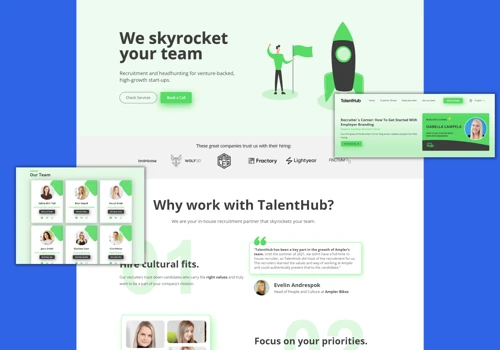 Talent Hub Website Design And Development