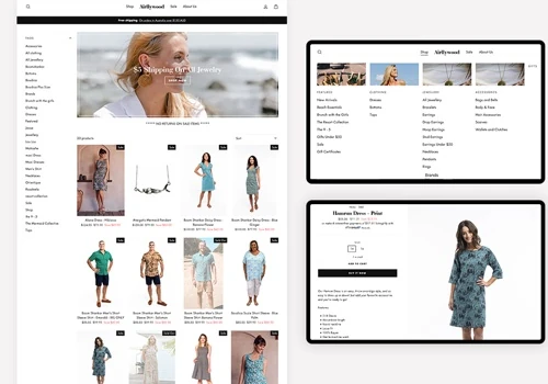 Fashion Web Design & Development - E-Commerce Clothing website