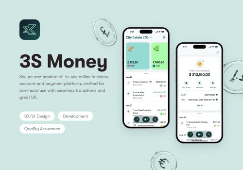 3S Money - business account and payment platform