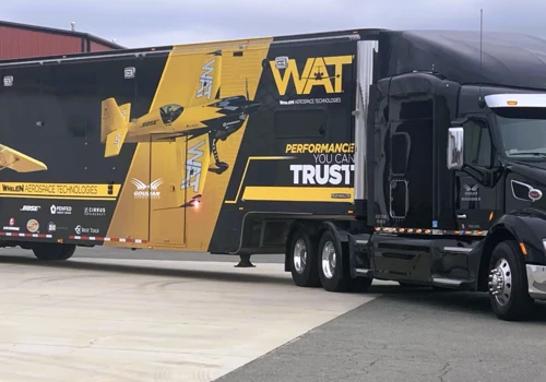 Eye-catching Hauler Wrap Design for WAT