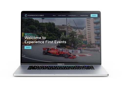 Custom website design for business launch