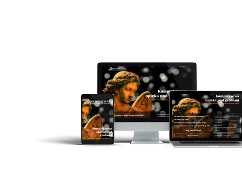 Website for a tombstone cleaning company