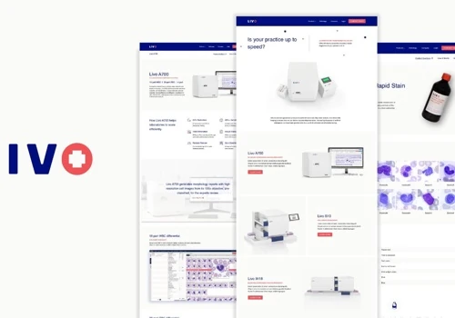 UI Design for Medical Equipment Company