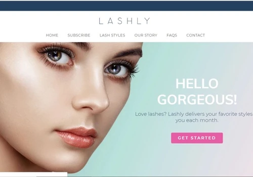 Lashly Shopify Store