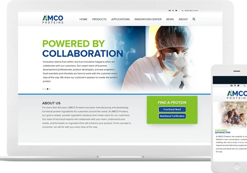 Amco Proteins WordPress Project