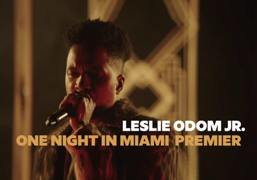 Leslie Odom Jr. performs for One Night in Miami