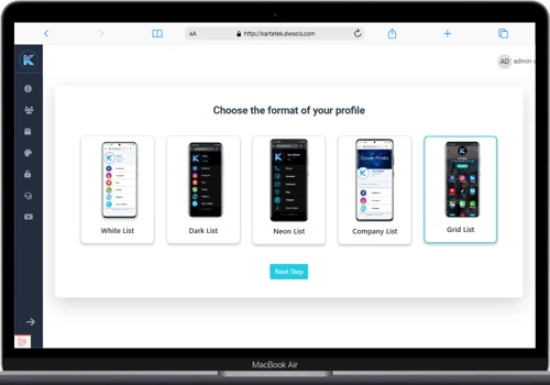 Kartatek Web App