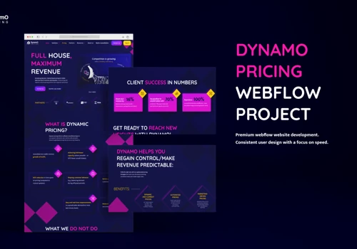 Webflow website develop