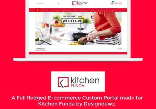 E Commerce Portal Designed & developed for Kitchen Funda
