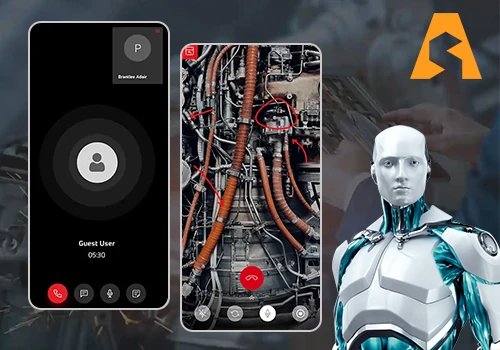 Caterpillar Inc - AR/AI Based video calling