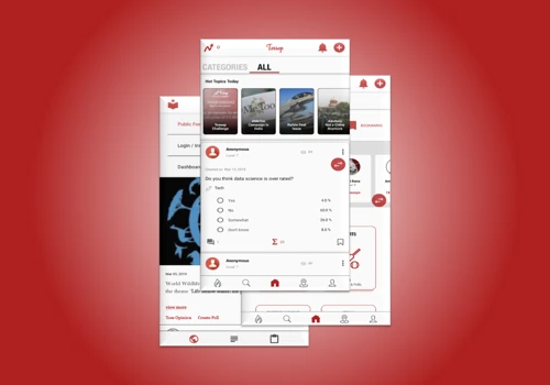Tossop - Opinion Sharing & Learning App