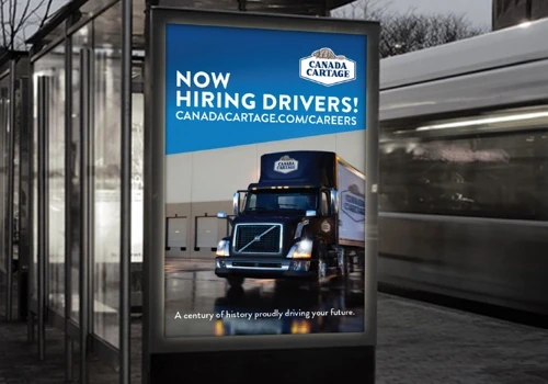 Canada Cartage Print Ad Design
