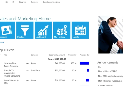 SharePoint CRM