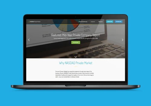 NASDAQ Website content management