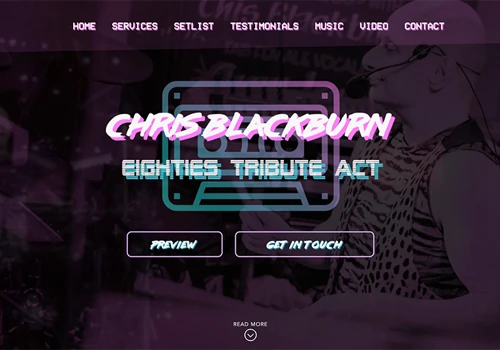 Chris Blackburn Website