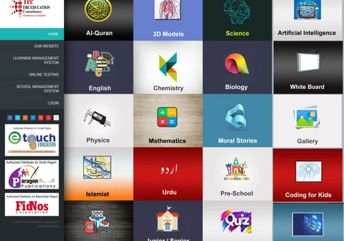 Digital Interactive Resources from KG to Grade XII