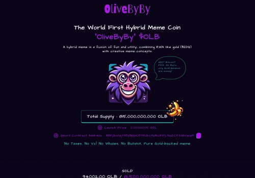 Official OliveByBy Memecoin