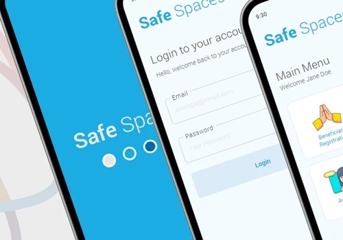 SafeSpaces mobile app