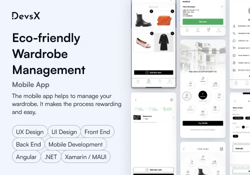 Mobile | Eco-friendly wardrobe management