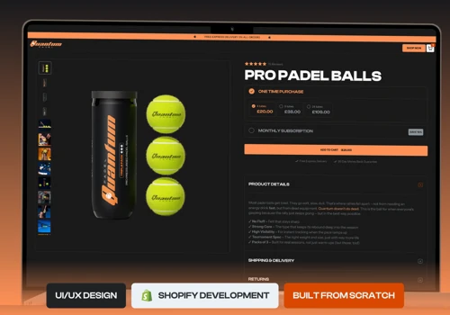 Quantum Padel | Padel Balls Ecommerce Store