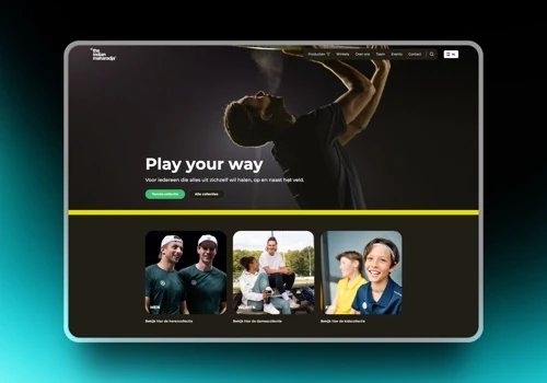 Webflow development for a sportswear brand