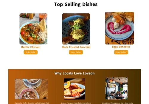 SEO-Optimized Website for a Café in Australia