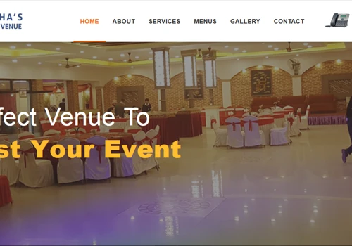 Corporate Website (Bekhas Party Venue)