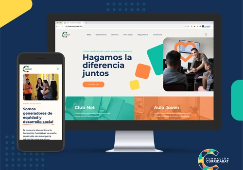 Web development for Curridabat Foundation