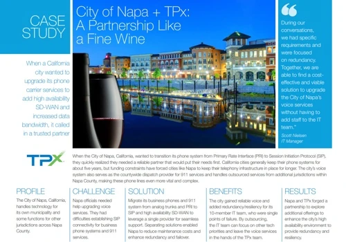 City of Napa - Case Study
