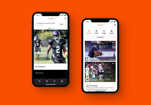 Catapult Sports Mobile App Design