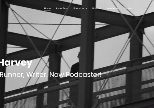 Dom Harvey Logo & Website Design