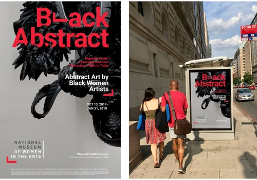 Black Abstract for National Museum of Women in the Arts