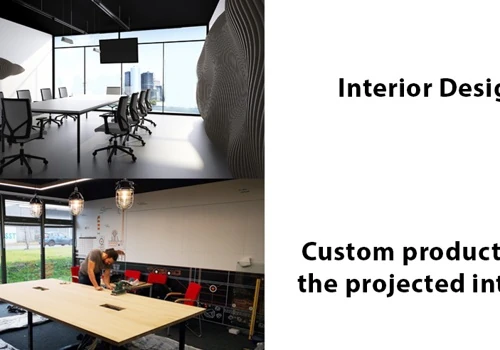 Interior design with custom products
