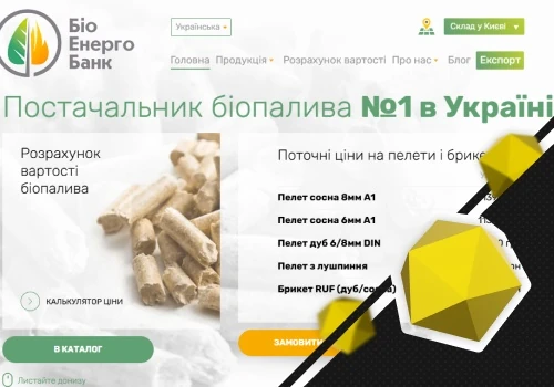 SEO promotion of a biofuel supplier's website