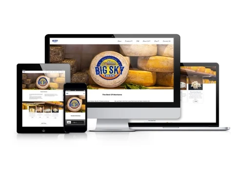Web Design - Big Sky Cheese
