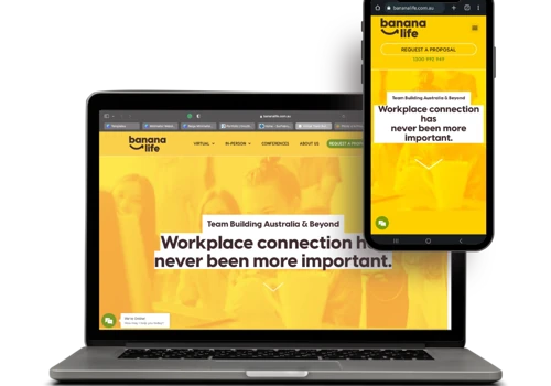 Website for a virtual training company