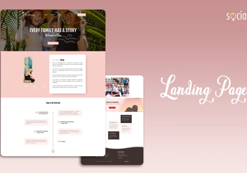 Eve Hemingway Landing Page Design