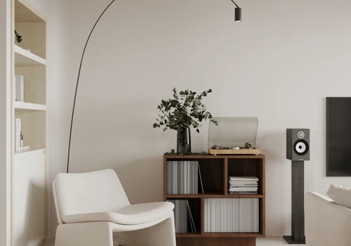 All-white studio apartment in Singapore