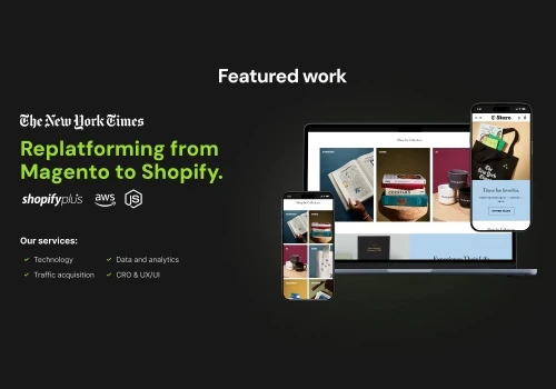 Migration to Shopify with built-in personalization